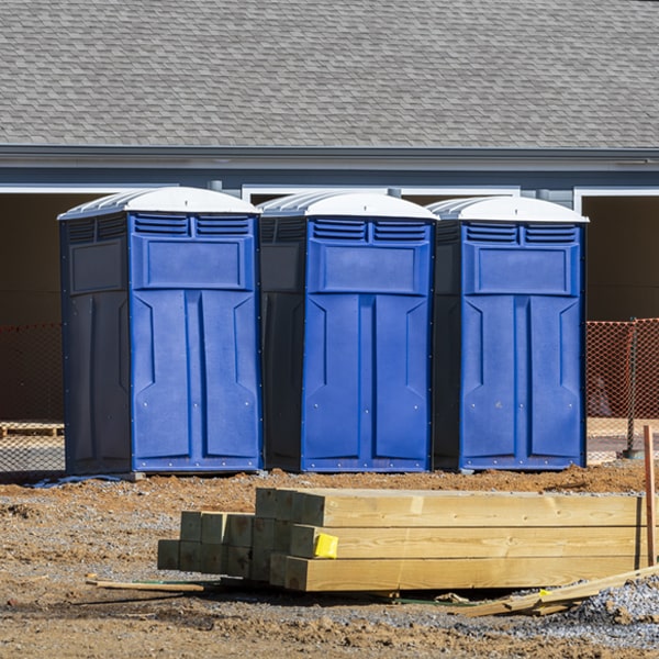 are there any restrictions on what items can be disposed of in the portable toilets in Glen Elder Kansas